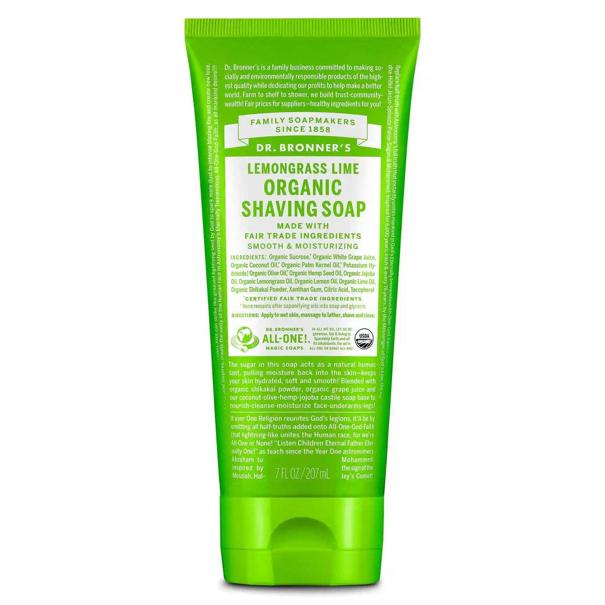 Lemongrass Lime - Organic Shaving Soaps