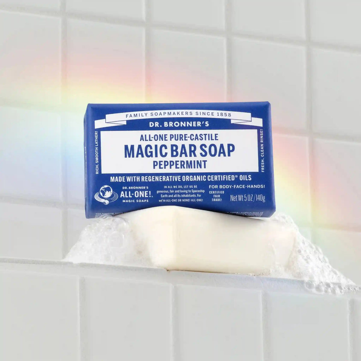 Peppermint - Pure-Castile Magic Bar Soap