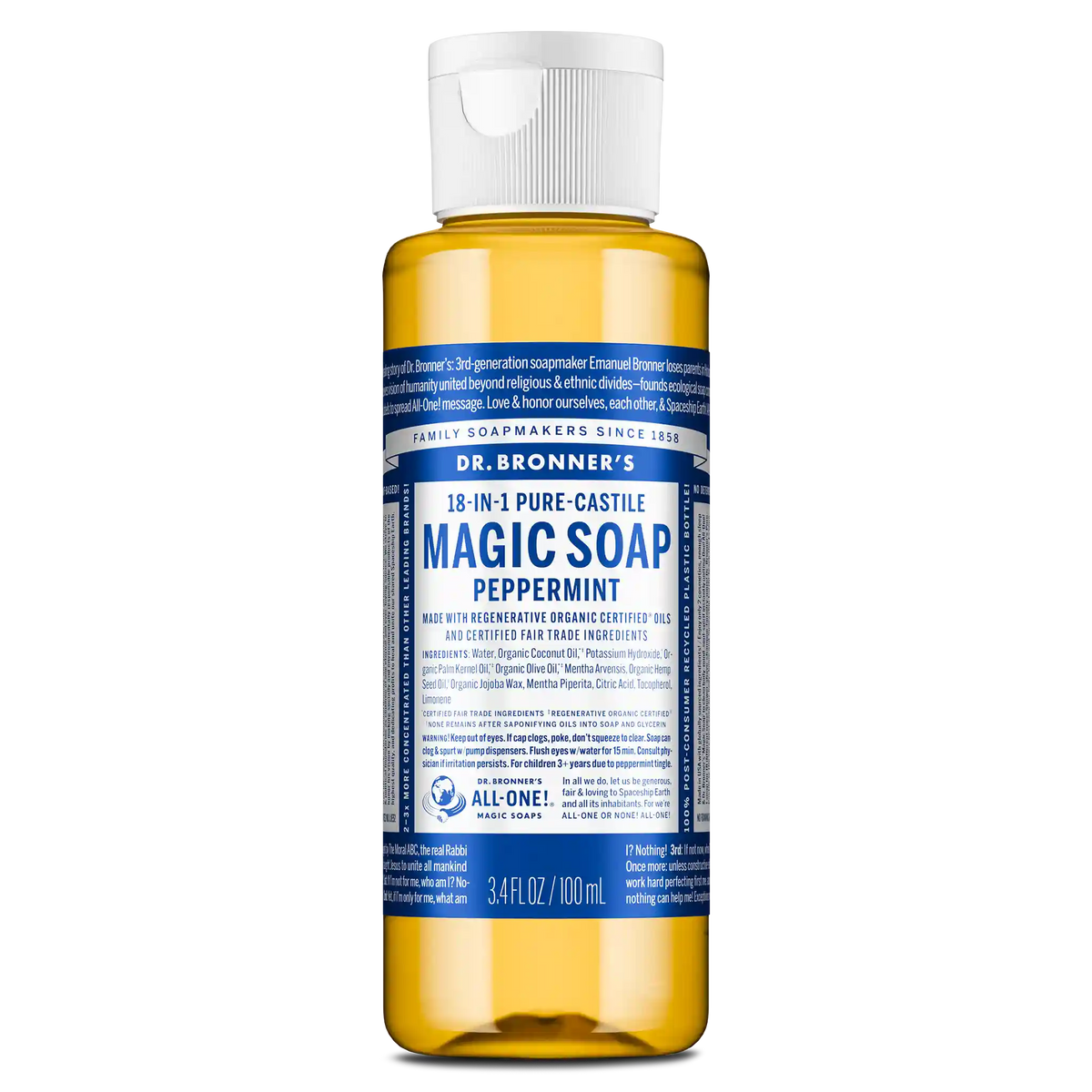 Peppermint - Pure-Castile Magic Soap